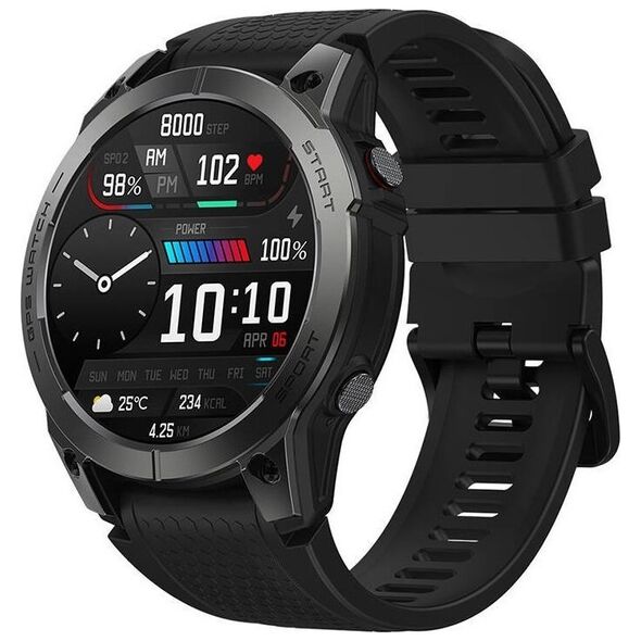 Smartwatch Zeblaze Stratos 3 Czarny  (Stratos 3 Black)