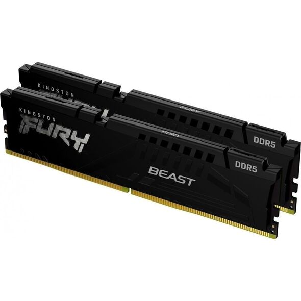 Pamięć Kingston Fury Beast, DDR5, 16 GB, 6000MHz, CL30 (KF560C30BBK2-16)