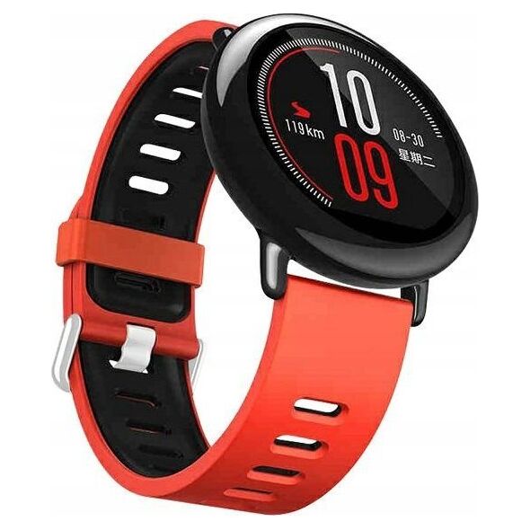 Beline Beline pasek Watch 20mm Double Color Silicone czerwono-czarny  red/black box