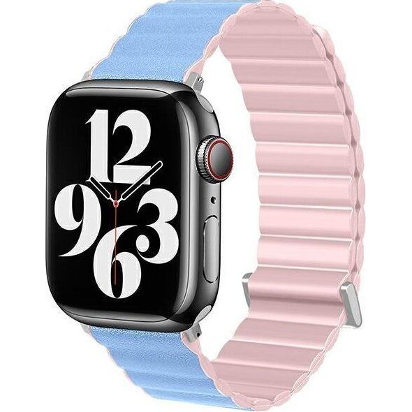 Beline Beline pasek Apple Watch Magnetic Pro 38/40/41mm różowo/błękitny pink/sierra box