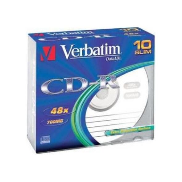 Verbatim CD-R 700 MB 48x 10 sztuk (43415)