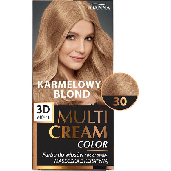 Joanna Multi Cream Color Farba nr 30 Karmelowy Blond