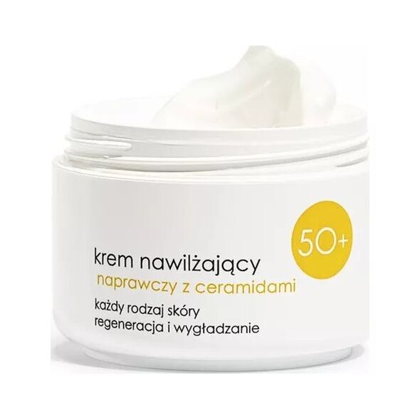 Ziaja Seria Pielęgnacyjna Krem nawilżający naprawczy z ceramidami 50+ 50 ml