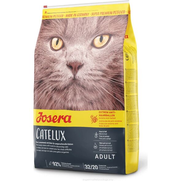 Josera Catelux Adult, z kaczką i ziemniakami 10kg