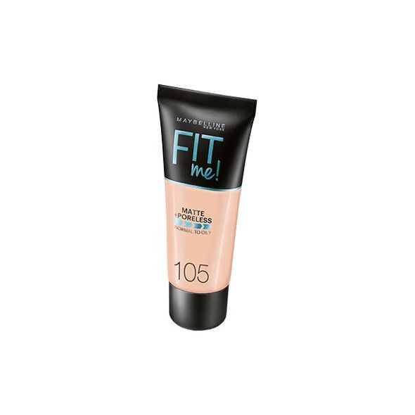 Maybelline  Fit Me Liquid Foundation matujący podkład do twarzy 105 Natural Ivory 30ml