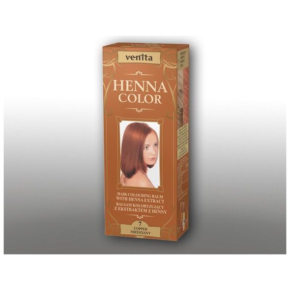 Venita Ziołowe Balsamy Henna Color 7 Miedziany 75ml