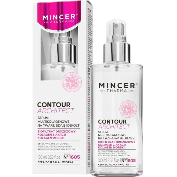 Mincer Contour Architect N°1605 Serum multikolagenowe na twarz, szyję i dekolt 100ml