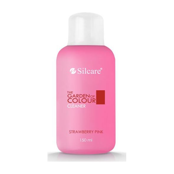 Silcare Płyn do odtłuszczania płytki paznokcia The Garden of Colour Cleaner Strawberry Pink 150ml