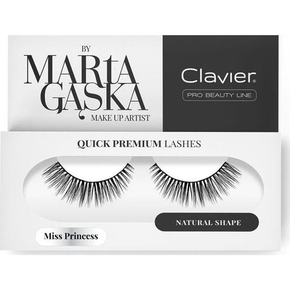 Clavier CLAVIER_Quick Premium Lashes rzęsy na pasku Miss Princess 823