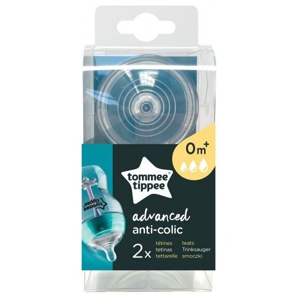 Tommee Tippee Smoczek antykolkowy Advanced wieloprzepływowy 0m+ 2 sztuki (421122651)