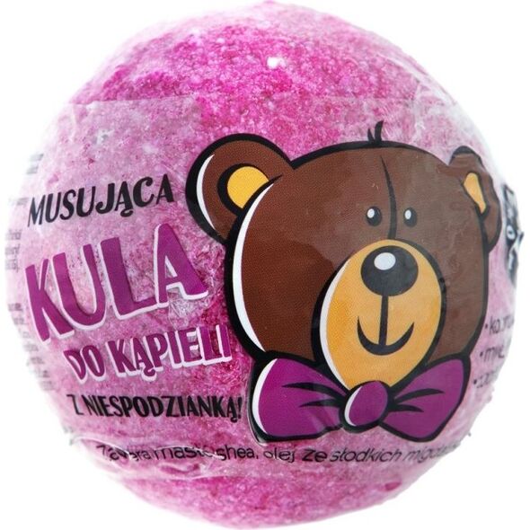 LaQ Kula musująca z niespodzianką Różowa 120g