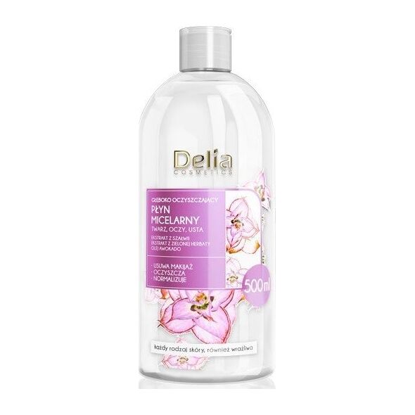 Delia Płyn Micelarny oczyszczający - każdy rodzaj cery 500ml