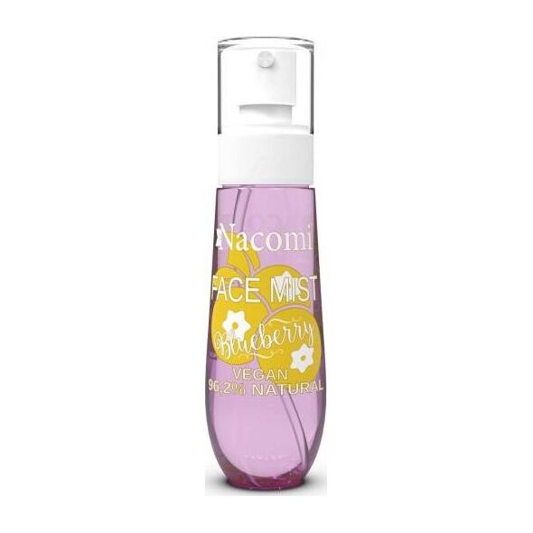 Nacomi Face Mist Vegan Natural Bluberry mgiełka do ciała i twarzy o zapachu Borówki 80ml