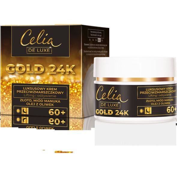 Celia Gold 24K Luksusowy Krem przeciwzmarszczkowy 60+