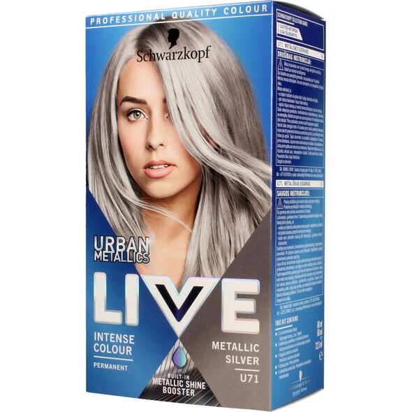 Schwarzkopf Live Urban Metallics nr U71 Metallic Silver