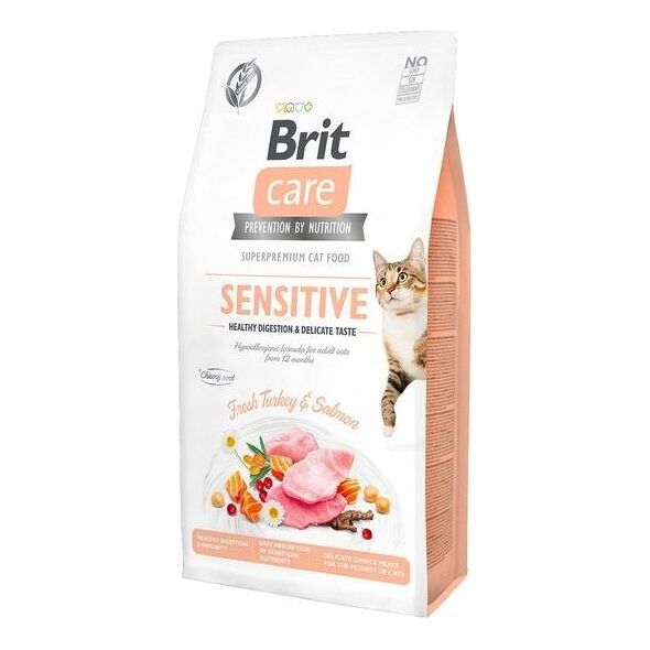 VAFO PRAHS Brit Care Kot Sensitive 400g Healthy Digestion & Delicate Taste Gf