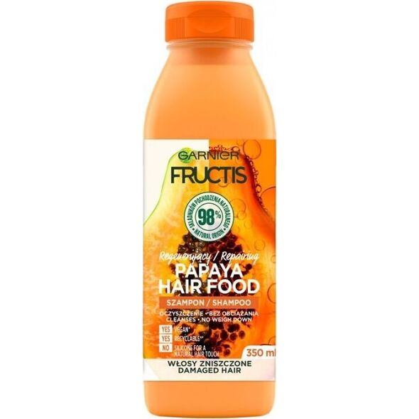 Garnier Szampon do włosów Fructis Papaya Hair Food 350 ml