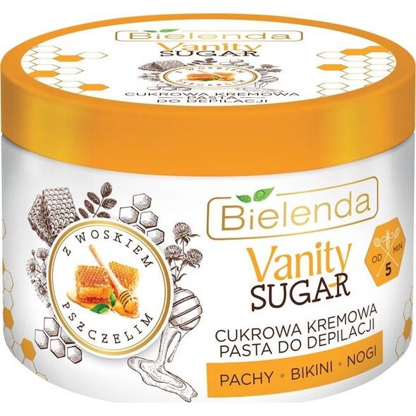 Bielenda Bielenda Vanity Sugar Cukrowa Kremowa Pasta do depilacji - bikini,pachy,nogi 100g