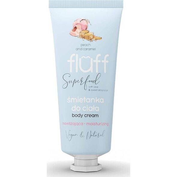 Fluff Body Cream śmietanka do ciała nawilżająca Brzoskwinia Karmel 150ml