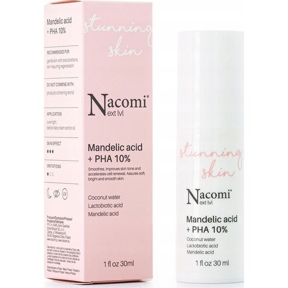 Nacomi NACOMI_Next Level Mandelic Acid + PHA 10% serum z kwasem migdałowym 30ml