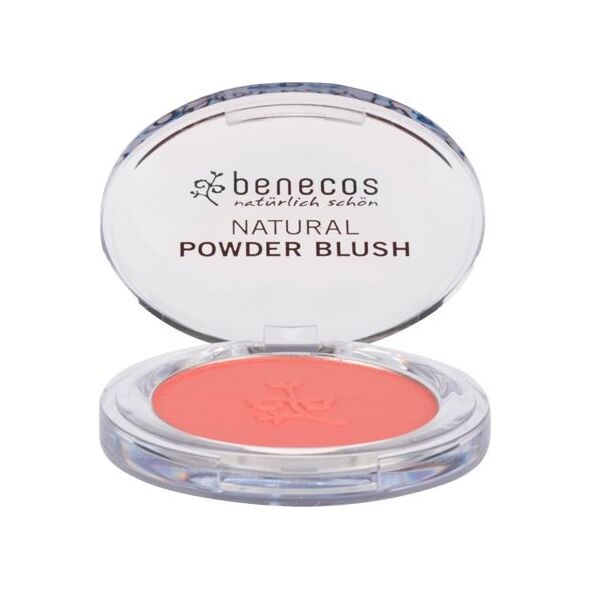 Benecos BENECOS_Natural Powder Blush róż do policzków koralowa czerwień Sassy Salmon 5,5g