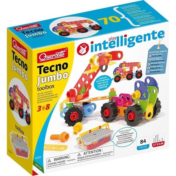 Quercetti Tecno Jumbo toolbox 84el 6150 QUERCETTI