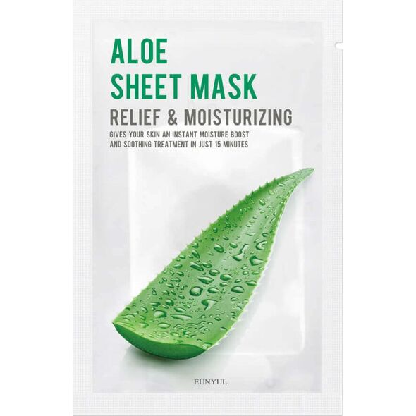 Eunyul Aloe Sheet Mask nawilżająco-łagodząca maseczka w płachcie z aloesem 22ml