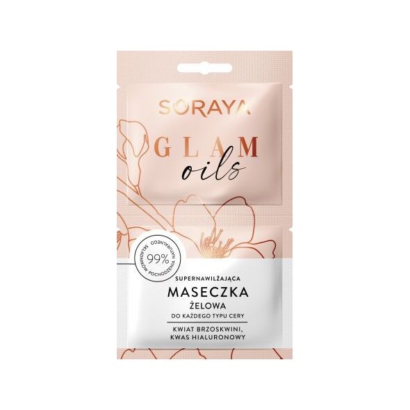 Soraya Glam Oils Supernawilżająca Maseczka Żelowa