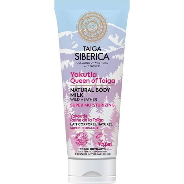 Natura Siberica SIBERICA PROFESSIONAL_Taiga Yakutia Quenn of Taiga Natural Body Milk Super Moisturizing nawilżające mleczko do ciała z Jakucji 200ml