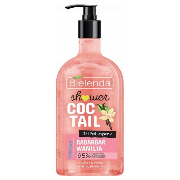 Bielenda Bielenda Shower Coctail Żel pod prysznic relaksujący Rabarbar & Wanilia 400ml