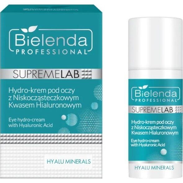 BIELENDA PROFESSIONAL_SupremeLab Hyalu Minerals Eye Hydro-Cream With Hyaluronic Acid hydro-krem pod oczy z kwasem hialuronowym 15ml