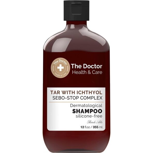 THE DOCTOR_Health &amp| Care szampon do włosów przeciw przetłuszczaniu Dziegieć + Ichthyol + Sebo-Stop Complex 355ml