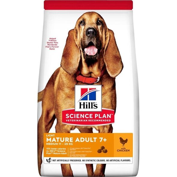 Hills  HILL'S Science plan canine mature adult light chicken dog 14 Kg