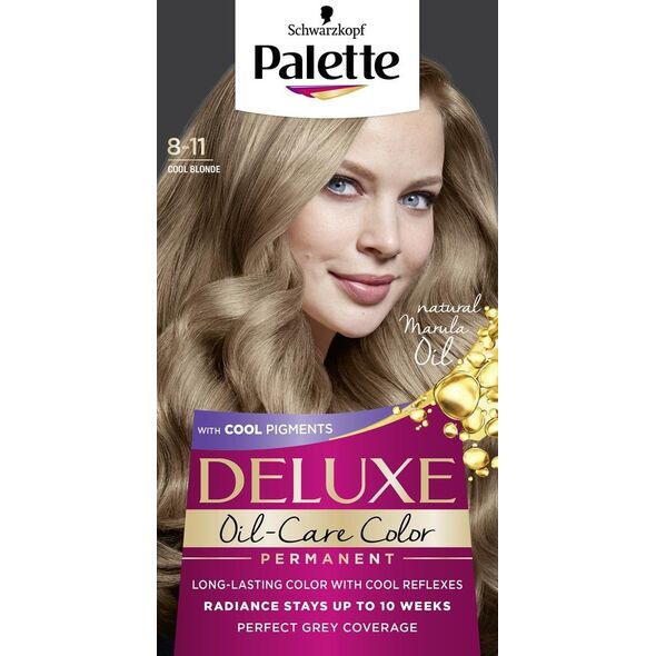 Palette Deluxe Farba do włosów permanentna nr 8-11 Cool Blond 1op.