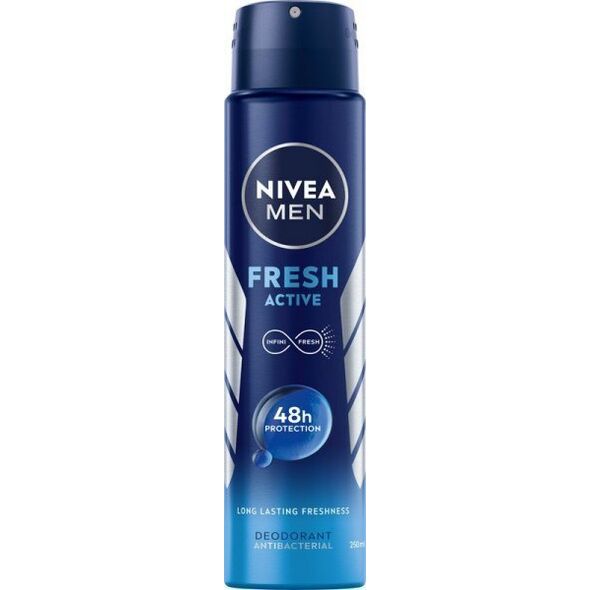 Nivea NIVEA Men Dezodorant męski w sprayu Fresh Active 250ml