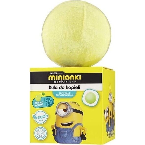 MINIONKI_Musująca kula do kąpieli Gruszka 165g