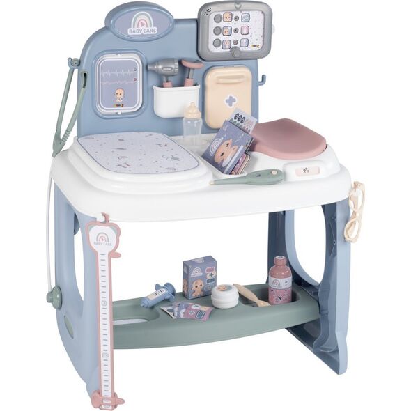 Smoby Baby Care - Centrum opieki z elektronicznym tabletem + 24 akcesoria (240305)