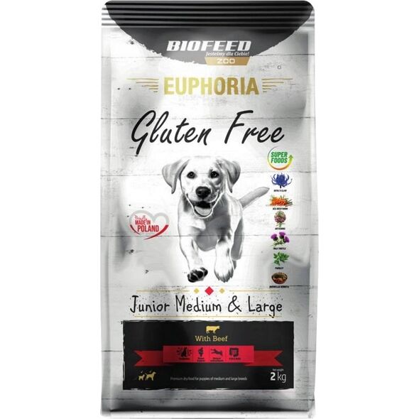 Biofeed BIOFEED Euphoria G-F MID&MAXI wołowina 2kg