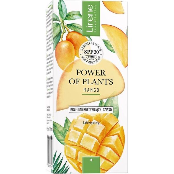 Lirene Power of Plants krem energetyzujący SPF30 Mango 50ml