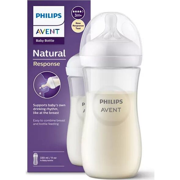 Avent AVENT SCY906/01-RESPONSYWNA BUTELKA NATURAL 330ML