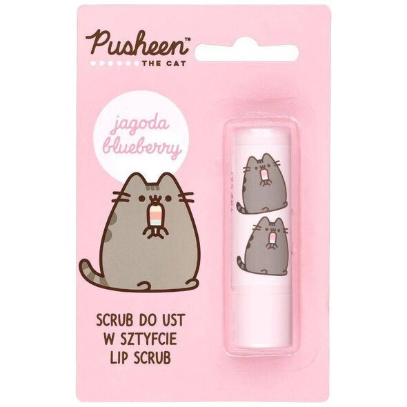 Pusheen Pusheen Lip Scrub peeling do ust w sztyfcie Blueberry 3.8g