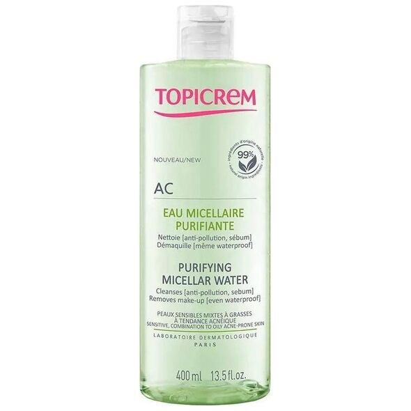 Topicrem AC Purifying Oczyszczająca woda micelarna 400ml