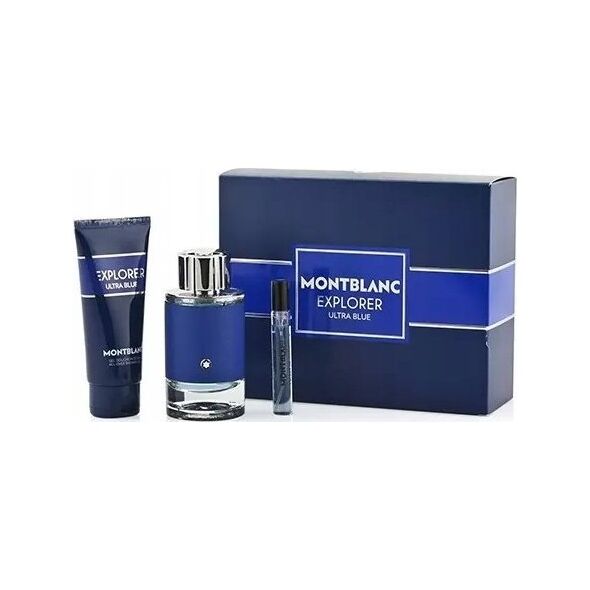 Mont Blanc MONT BLANC SET (EXPLORER ULTRA BLUE EDP/S 100ML + TRAVEL SPRAY 7,5ML  + SHOWER GEL 100ML)