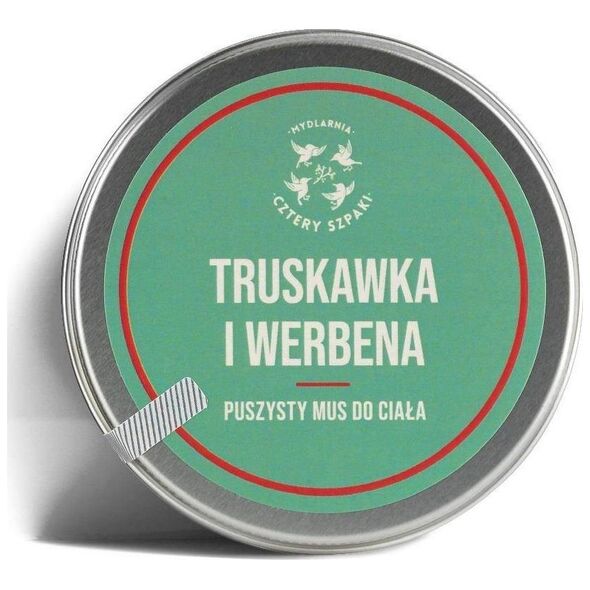 Mydlarnia Cztery Szpaki Mus do ciała Truskawka i Werbena 150ml