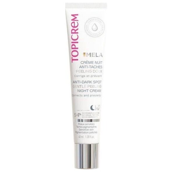 Topicrem Topicrem Mela Anti-Dark Spot Gentle Peeling Night Cream peelingujący krem na noc przeciw przebarwieniom 40ml