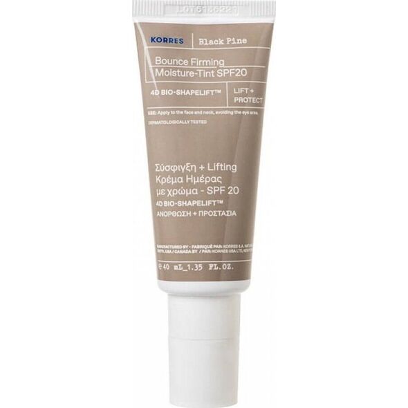 Korres Black Pine Koloryzujący krem do twarzy SPF20 40ml