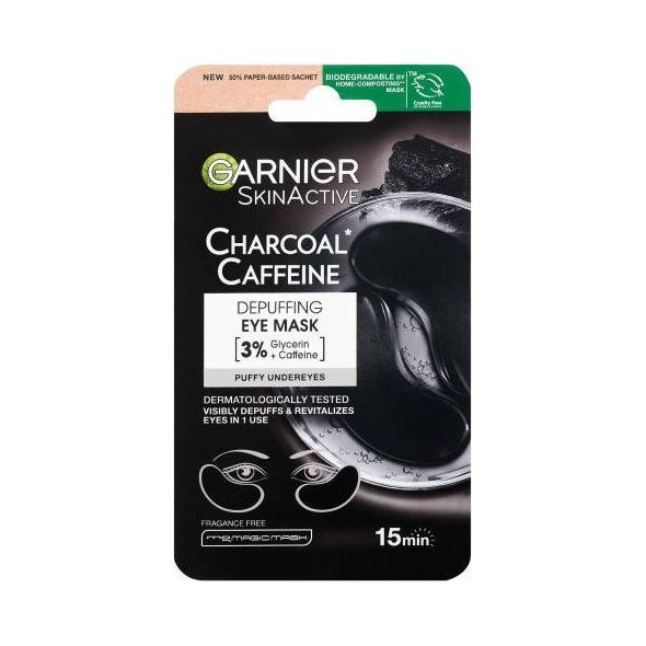 Garnier Garnier Charcoal + Caffeine płatki pod oczy 5g