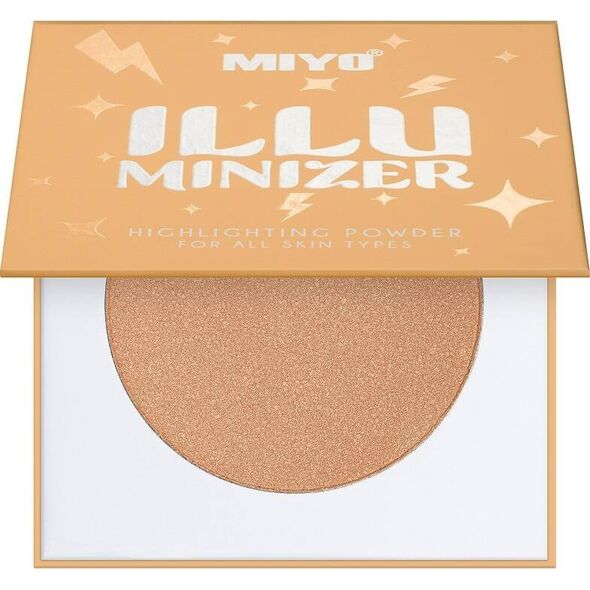 Miyo Miyo Illuminizer Highlighting Powder puder rozświetlający do twarzy 02 Stilo Light 7g