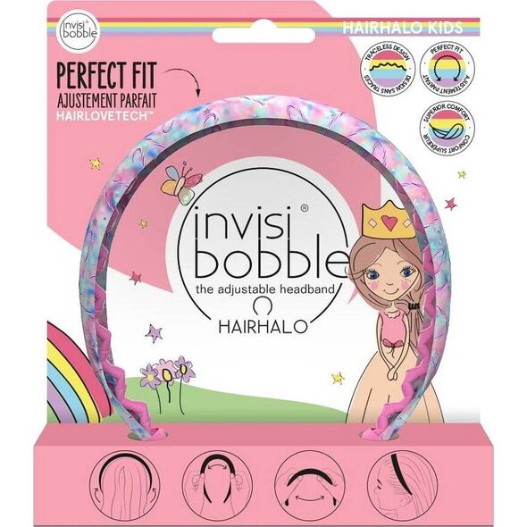 Invisibobble Kids Hairhalo regulowana opaska do włosów Cotton Candy Dreams