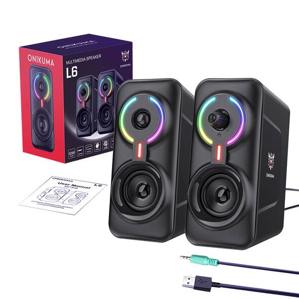 ONIKUMA ONIKUMA L6 Multimedia Gaming Speaker with BT5.0 066016  l6 speaker έως και 12 άτοκες δόσεις 6972470561425